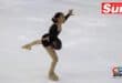 a figure skater skating on ice
