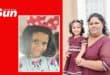 inset is a little girl's portrait, main photograph is a mother and a daughter