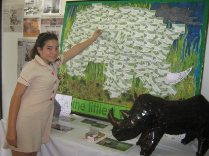 Demi Abergel pins her BBSPS R10 note.
