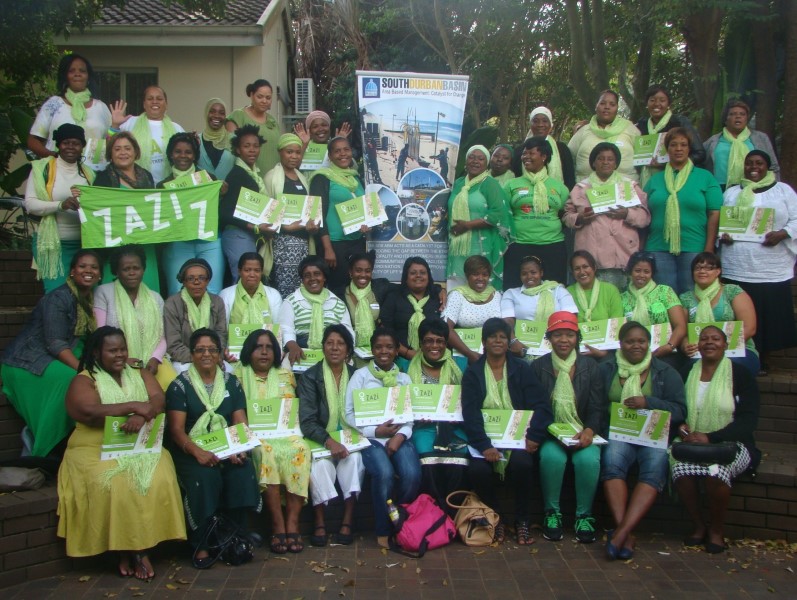 Participants of the three-day women's training sessions at Wessa.