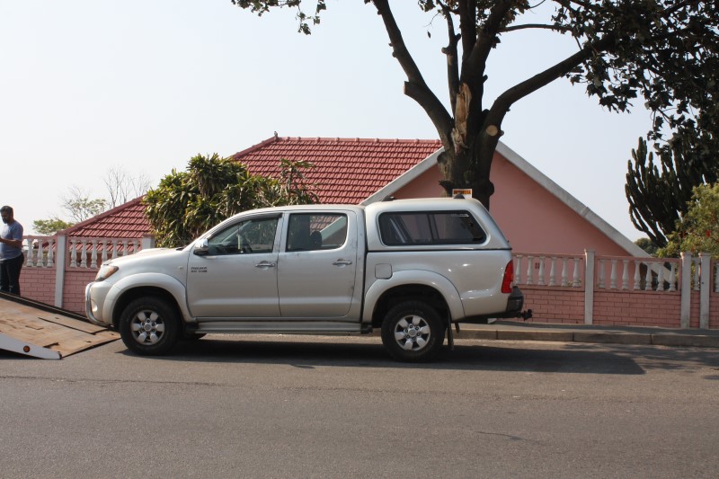 A stolen vehicle which was recovered by the provincial vehicle task team.