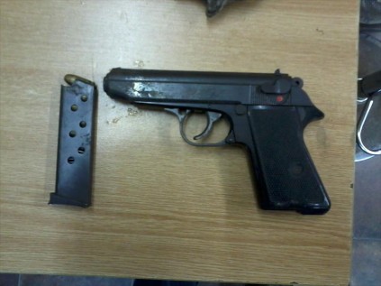 The gun recovered from the ex-SANDF man.