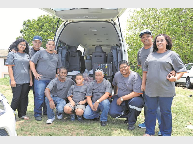 Staff members of DSES dedicated a day to bring joy to families