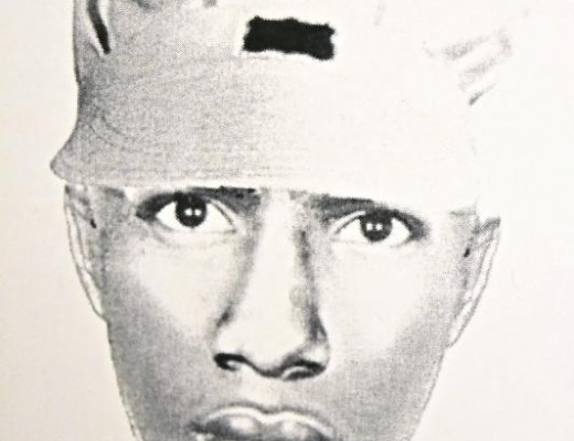 The 30-year-old suspect is wanted for robbing victim of his service firearm