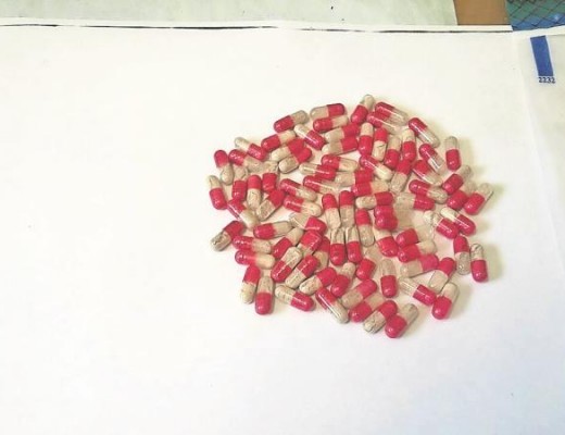 85 capsules of heroin was seized during the search