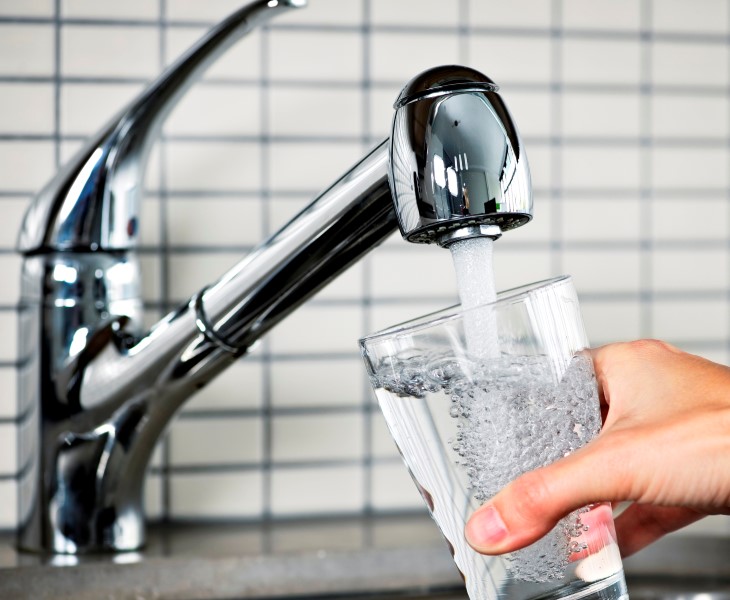 drinking water