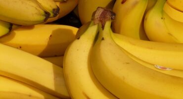 Yellow ripe bananas