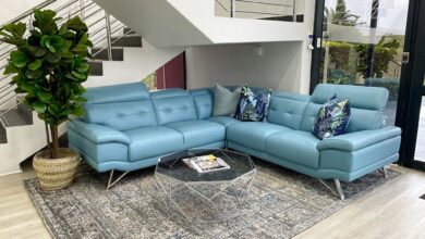 famous blue couch