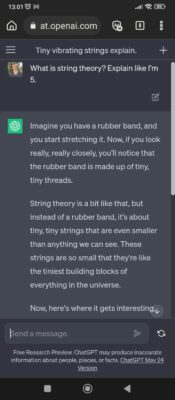 ChatGPT String Theory Question Page 1