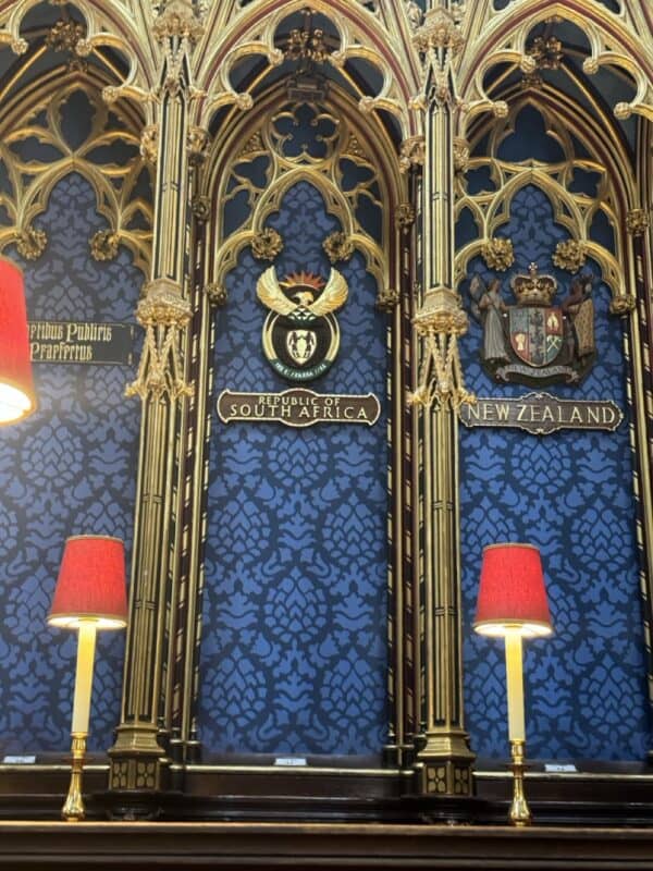 The names of the commonwealth countries are displayed, including South Africa.