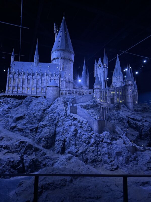 The Hogwarts Castle model.
