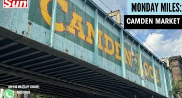 The Camden Lock display by the Camden Market.