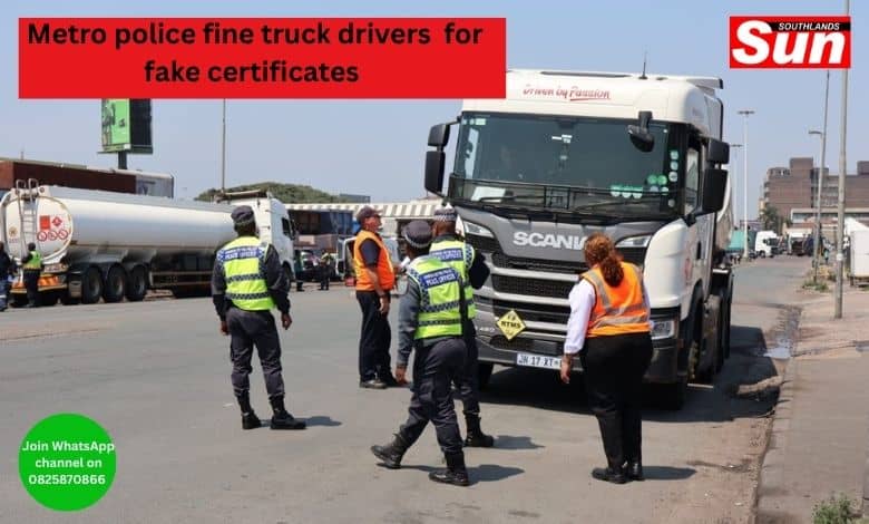 Police conducted a sting operation along South Coast Road and Solomon Mahlangu Drive