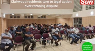 Clairwood residents are taking the eThekwini Municipality to the Durban High Court over rezoning of the area