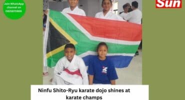 Four karate students took part at a recent karate tournament