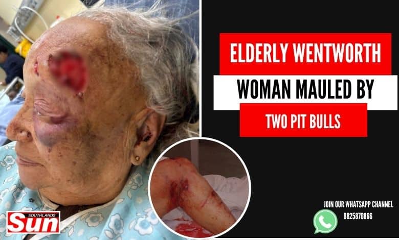 Open wound on victim Delyse Augustine’s head as well as scarring on her leg.