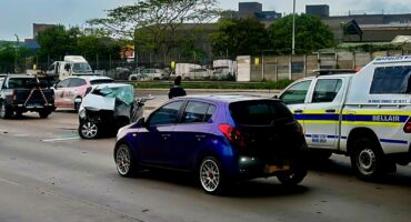 The driver was ejected from the vehicle