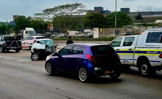The driver was ejected from the vehicle 