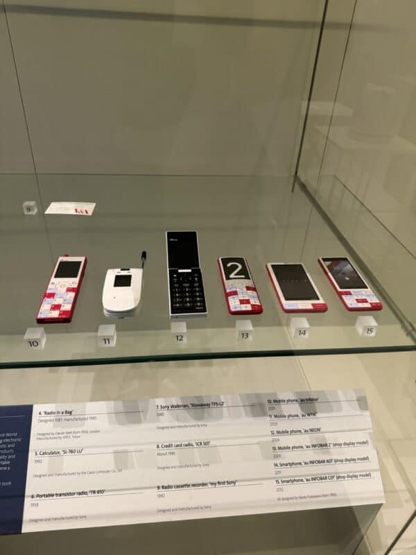 The museum also catered to the history of designs and showcased the evolution of phones.
