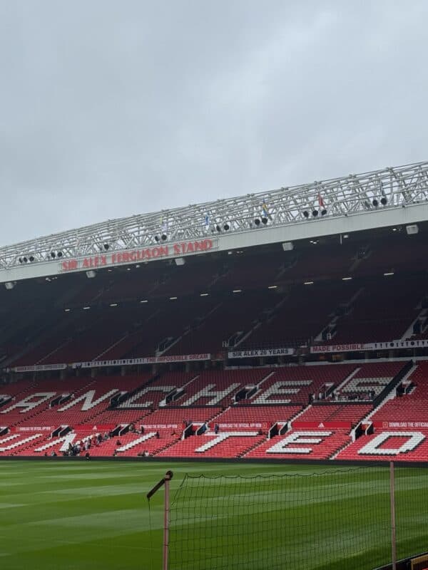 A look at the Sir Alex Ferguson Stand.