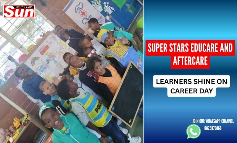Learners at Super Star Educare and Aftercare dressed in their future careers.