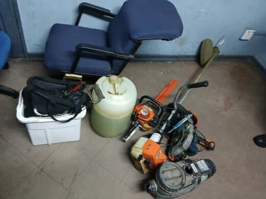 The items that were stolen from a church near Seaview were recovered by Blue Security officers