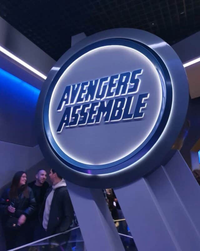 A part of the new Avengers Campus attraction.