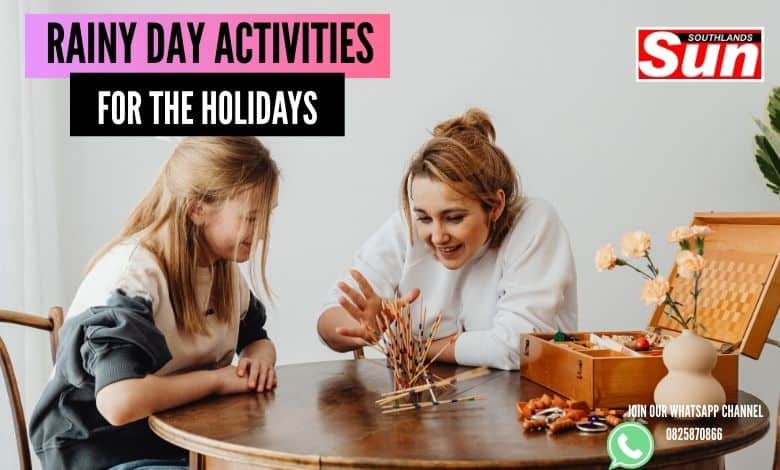 10 activities to cure rainy day problems during the holidays