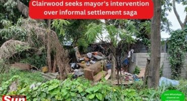 Members of the public in Clairwood are calling on eThekwini Municipality to halt the proliferation of informal settlements
