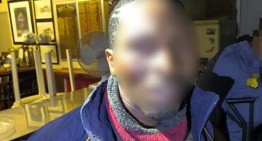 A suspected burglar was found hiding in the ceiling on The Bluff