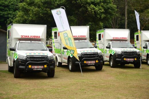 KZN Department of Health handed over 44 emergency vehicles