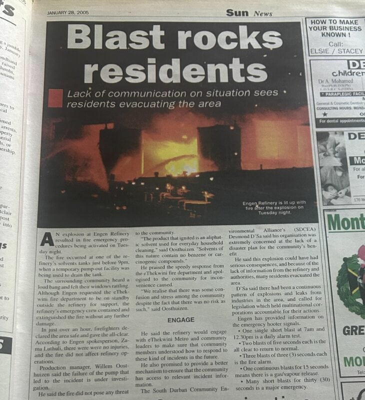 A January 2005 edition of the paper. Photo: Christopher Naidoo