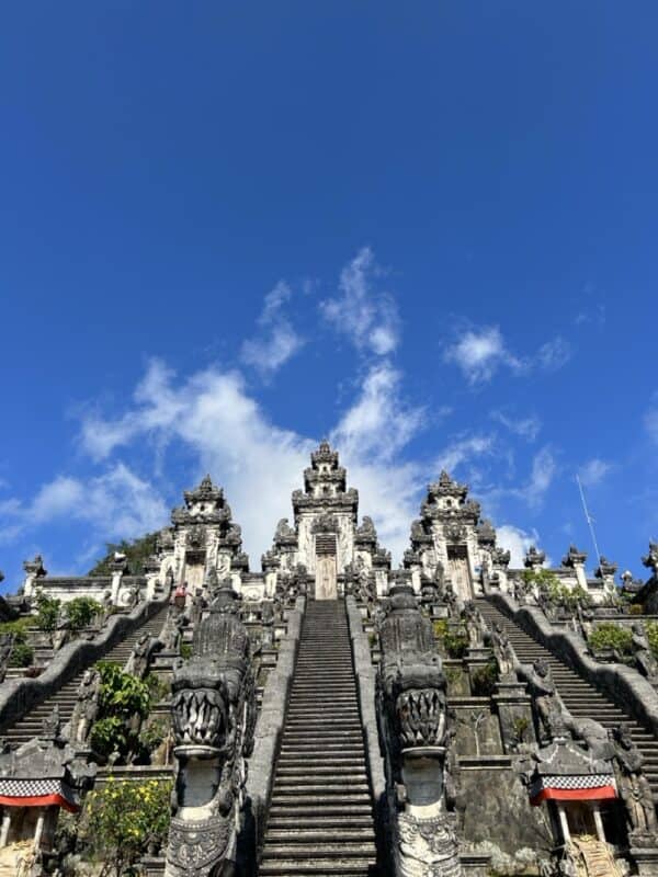 The Lempuyang Temple in Bali.
