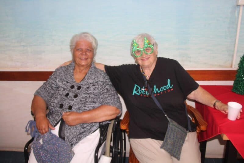 Gwen Gilbert and Hillary Wridgway strike a pose.
