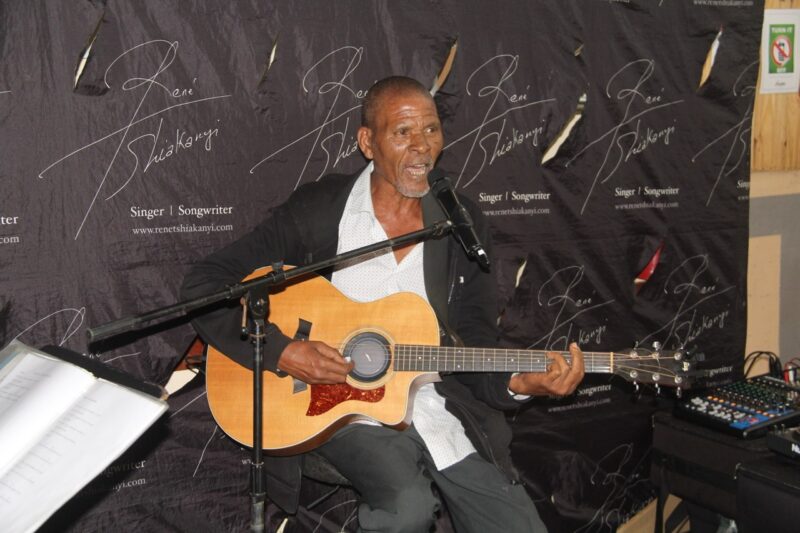 Tafta's Vincent Braithwaite performed love songs for his fellow residents at the home.