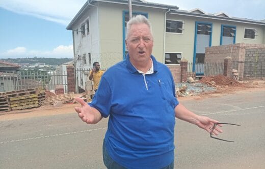 Ward 64 councillor Norman Gilbert received complaints from residents regarding a building on Montclair Road