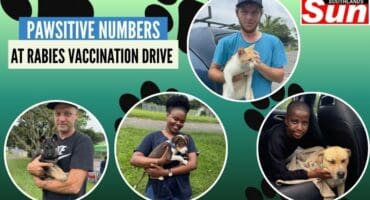 Quinton Donkin. eThekwini District Animal Health and Welfare's Sindiswa Nkosi, Aston Durward and Khaya Zikalala all came through to support the drive.