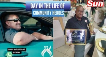 Garrith Jamieson of ALS Paramedics and Dhevan Govindasamy of PT Alarms are some of the many who continue to work during the festive season to keep the community safe.