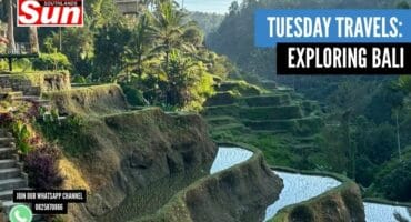 The Tegalalang Rice Terrace in Bali.
