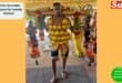 Elton Pillay carries his kavady as an act of devotion to Lord Murugan.
