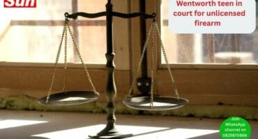 A teenager from Wentworth was arrested possession of unlicensed firearm and ammunition