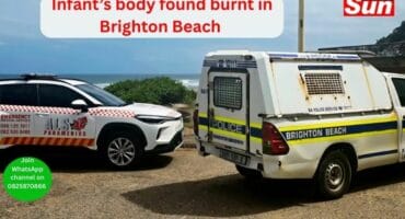 An infant has been discovered at the Brighton Beach on The Bluff