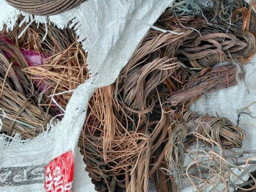Police recovered copper cables worth over R70 000 in Montclair