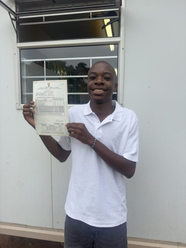 Bluff Christian Academy’s top achiever Tinashe Aubrey Chakanyuka secured a Bachelors Pass with four distinctions.