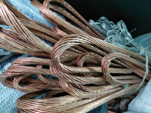 Police recovered copper cables worth over R70 000 in Montclair