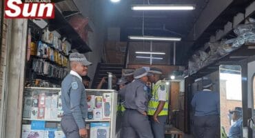 Metro police conducted an operation to Clairwood businesses
