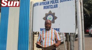 Sergeant Sifiso Shezi of Montclair police station.