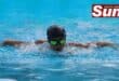 Grosvenor Girls High School's Amiya Howes swimming the U14 butterfly.