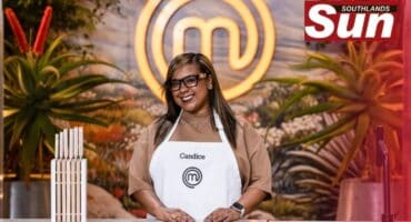 Wentworth’s Candice Shari Rall Meth has donned the Masterchef signature white apron as she represents her community and family.