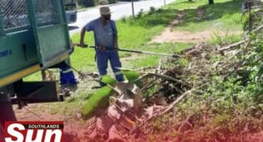 Teams from various departments visited Montclair and Yellowwood Park during Operation Gijima.